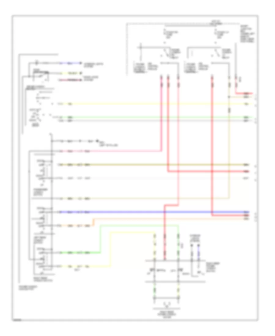 Power Windows Wiring Diagram with Safety Power Windows 1 of 2 for Hyundai Elantra GT 2013