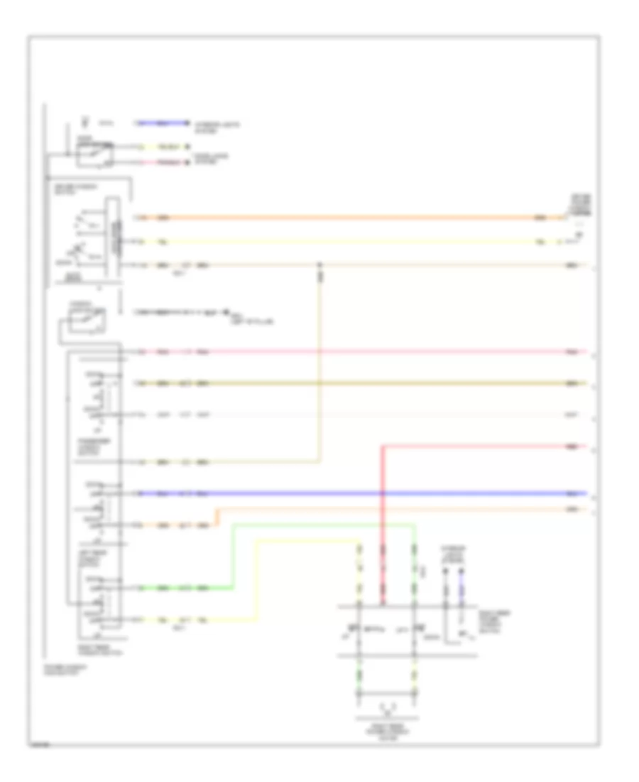 Power Windows Wiring Diagram without Safety Power Windows with Front  Rear Power Windows 1 of 2 for Hyundai Elantra GT 2013
