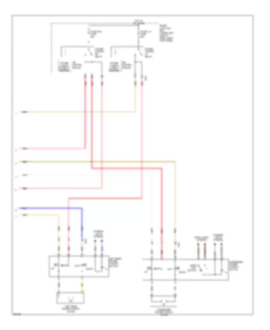 Power Windows Wiring Diagram without Safety Power Windows with Front  Rear Power Windows 2 of 2 for Hyundai Elantra GT 2013