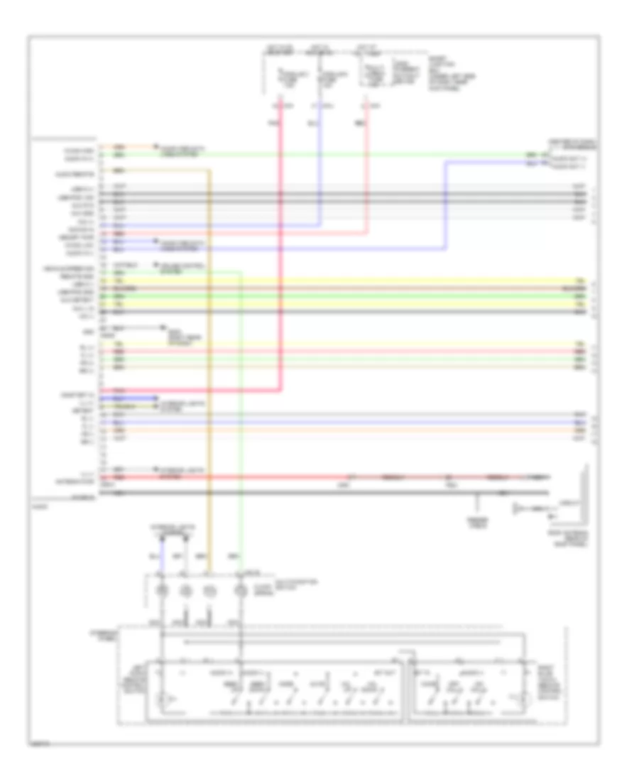 Radio Wiring Diagram without Navigation 1 of 2 for Hyundai Elantra GT 2013