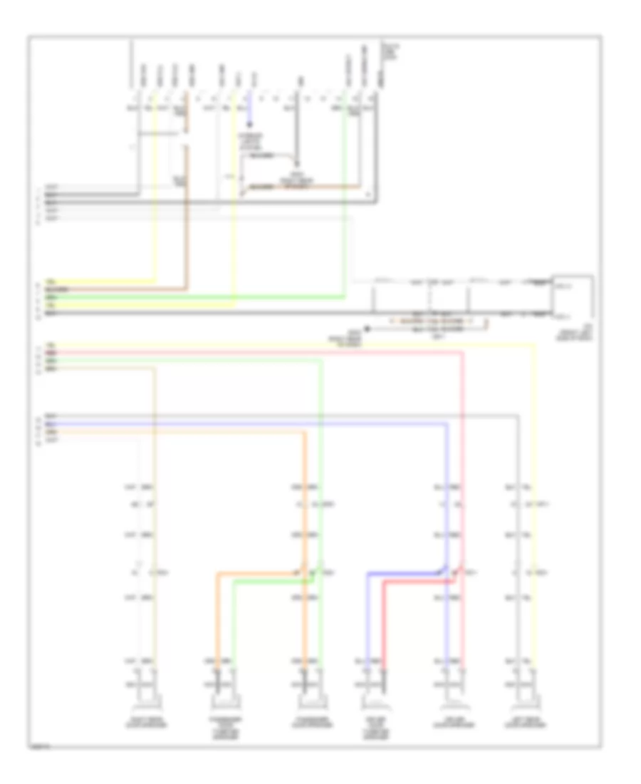 Radio Wiring Diagram without Navigation 2 of 2 for Hyundai Elantra GT 2013
