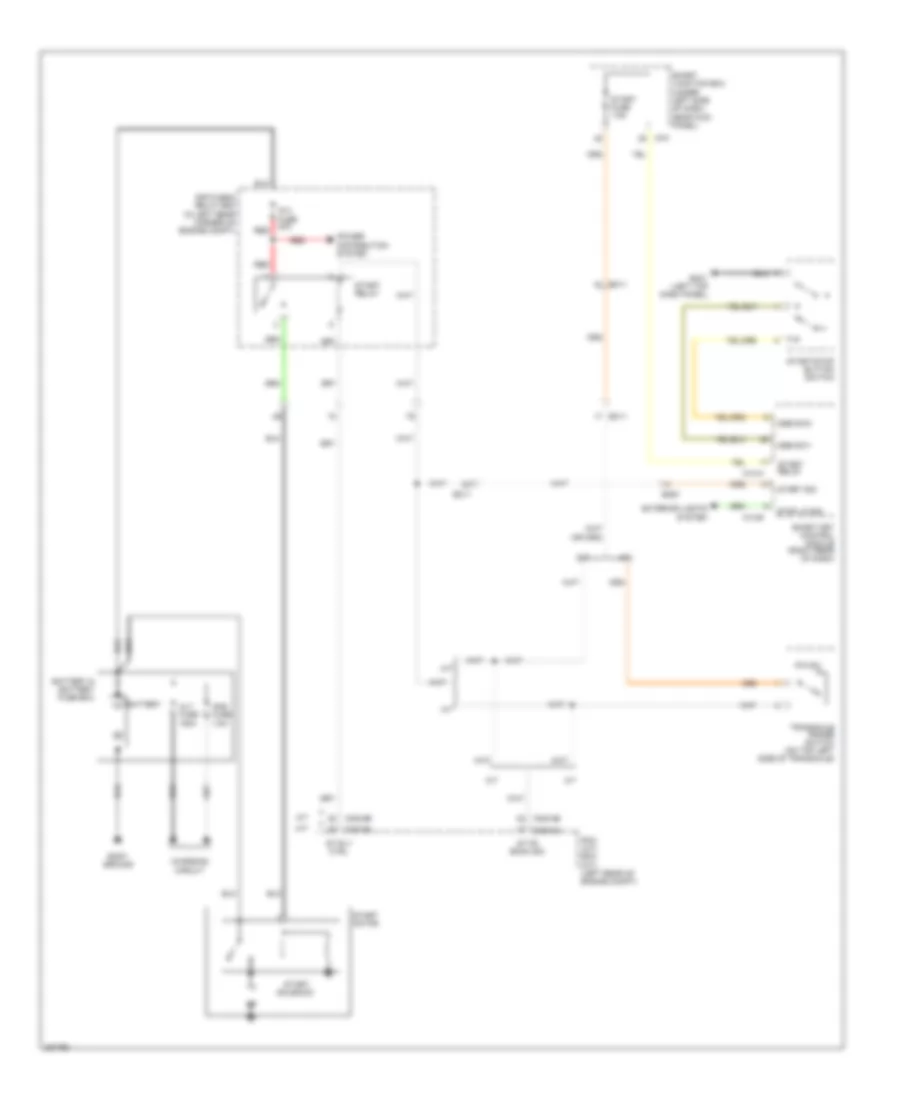 Starting Wiring Diagram, with Smart Key for Hyundai Elantra GT 2013