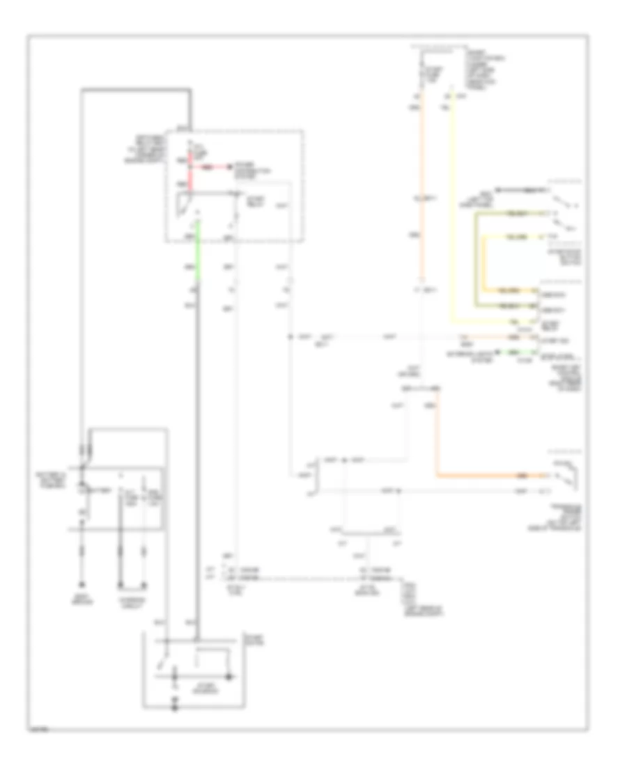 Starting Wiring Diagram with Smart Key for Hyundai Elantra GT 2013