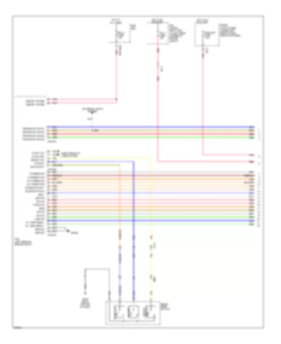 Transmission Wiring Diagram 1 of 2 for Hyundai Elantra GT 2013