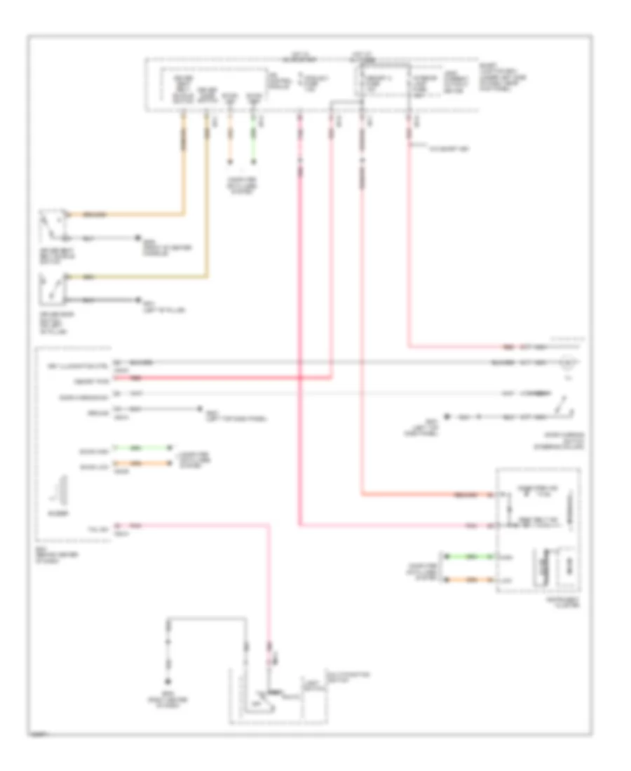 Chime Wiring Diagram for Hyundai Elantra GT 2013