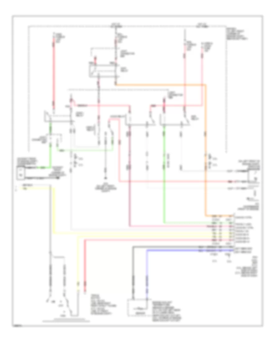 Automatic A C Wiring Diagram 2 of 2 for Hyundai Tiburon GS 2007