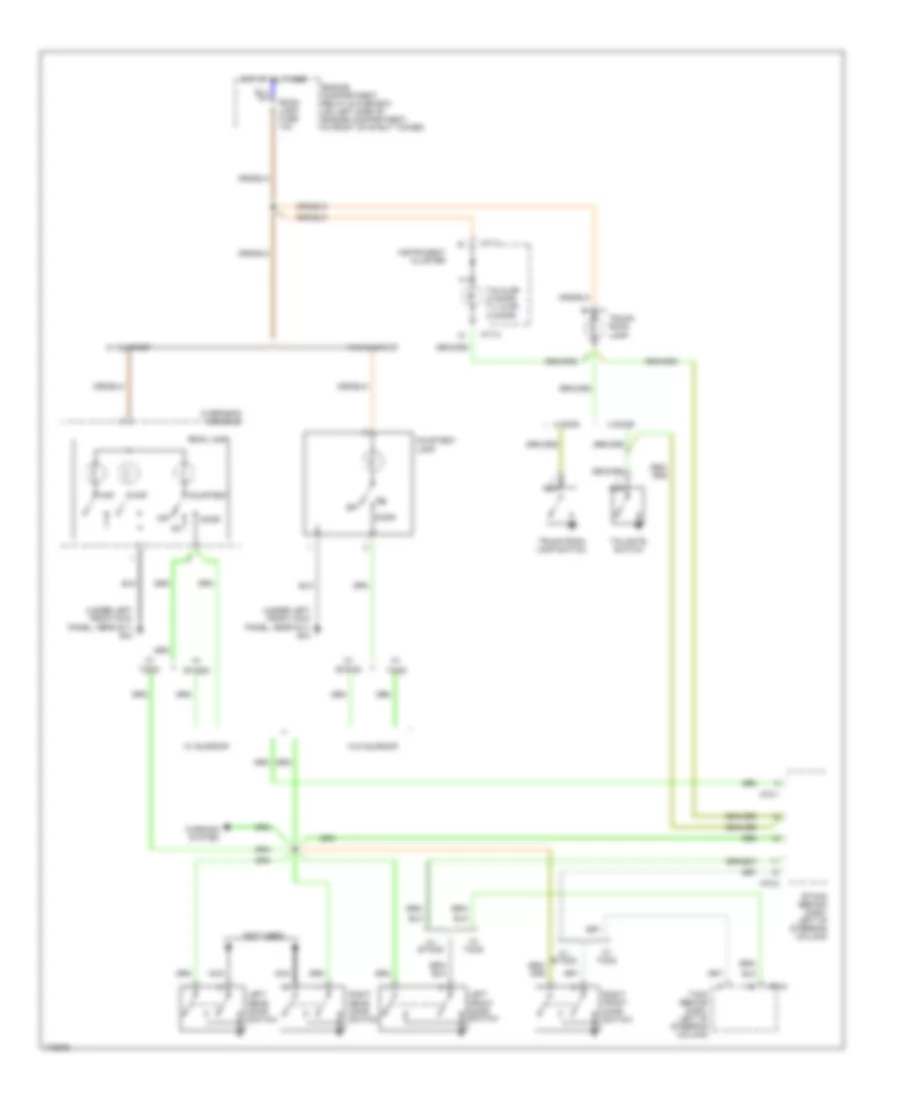 Courtesy Lamps Wiring Diagram for Hyundai Accent 2003