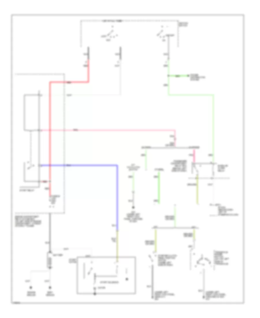 Starting Wiring Diagram for Hyundai Accent GL 2003