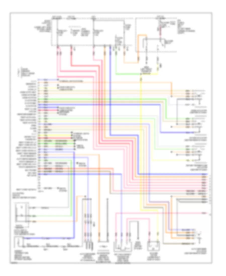 Automatic A C Wiring Diagram 1 of 2 for Hyundai Elantra SE 2013