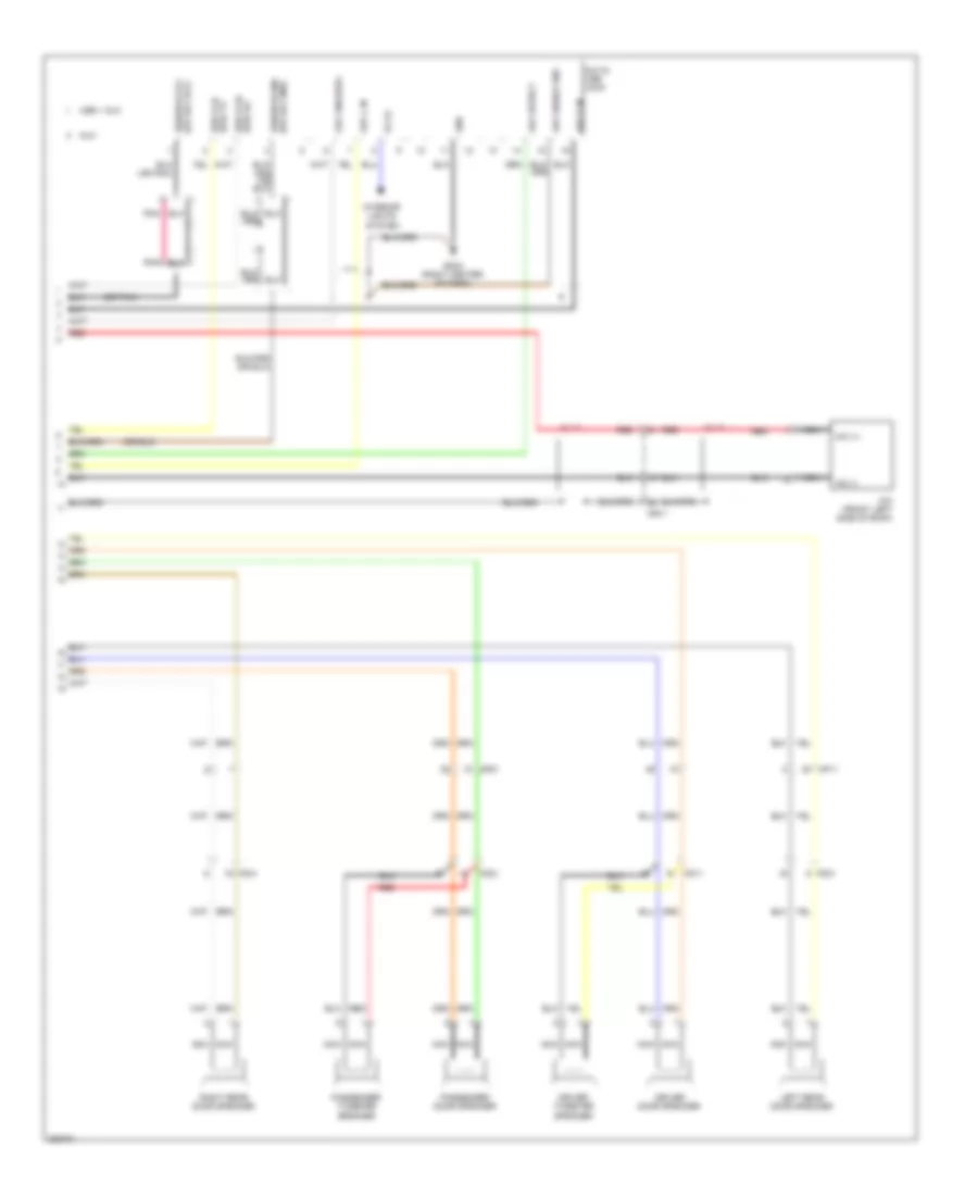 Radio Wiring Diagram, UD without Navigation without Amplifier (2 of 2) for Hyundai Elantra SE 2013