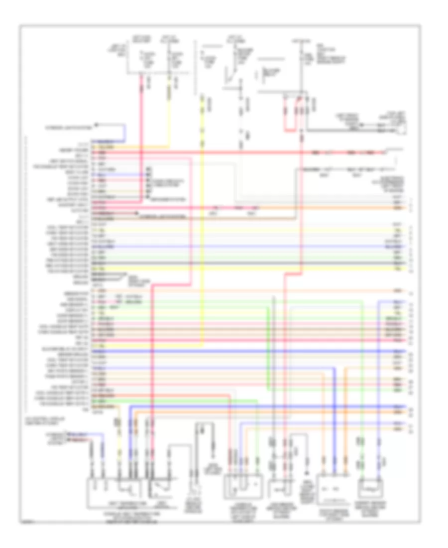 Automatic A C Wiring Diagram 1 of 4 for Hyundai Equus Signature 2013
