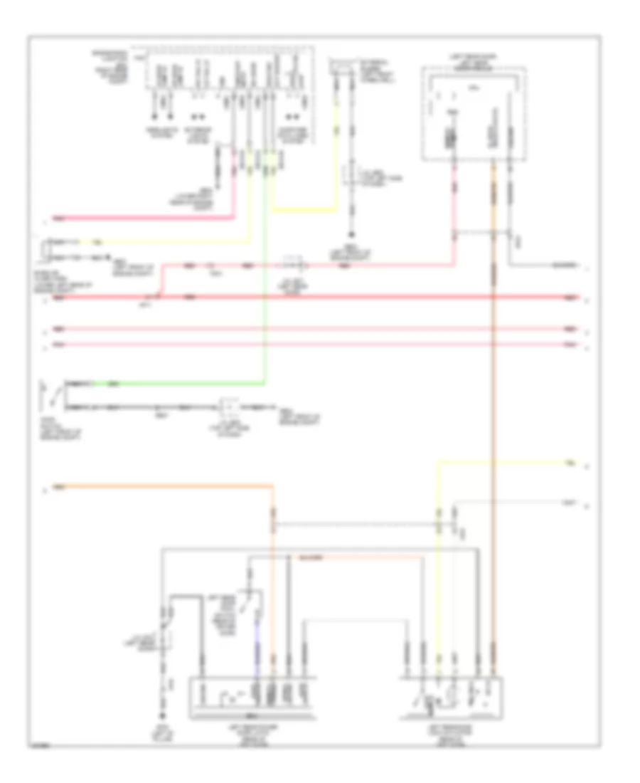 Forced Entry Wiring Diagram 2 of 4 for Hyundai Equus Signature 2013