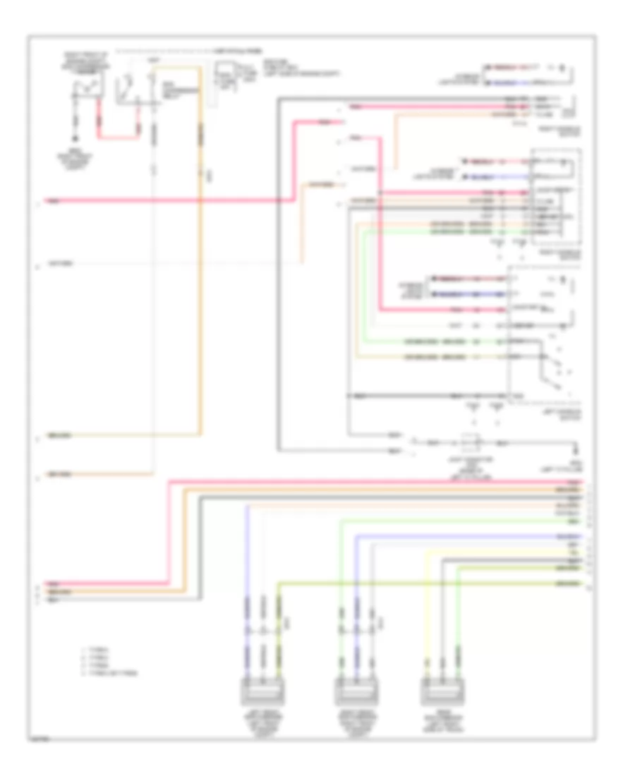 Electronic Suspension Wiring Diagram (2 of 3) for Hyundai Equus Signature 2013