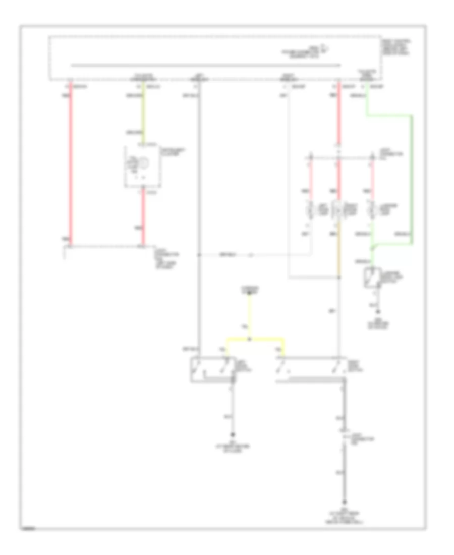 Courtesy Lamps Wiring Diagram 2 of 2 for Hyundai Tiburon GT Limited 2007