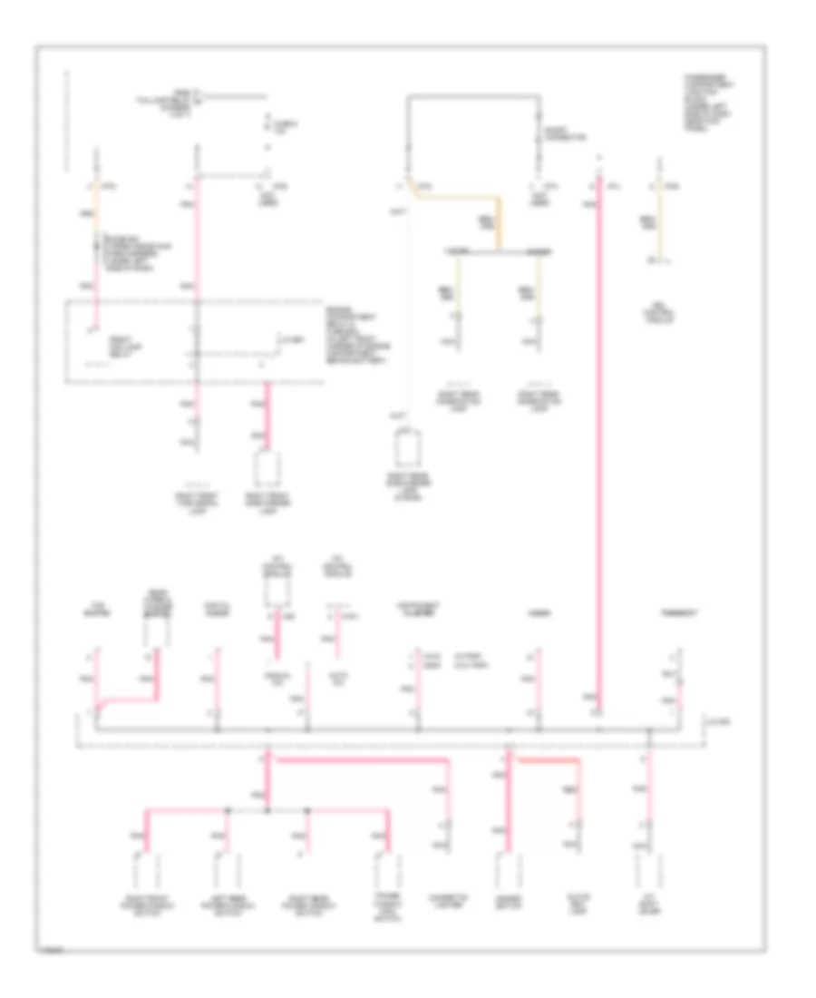 Power Distribution Wiring Diagram 5 of 7 for Hyundai Elantra GLS 2003