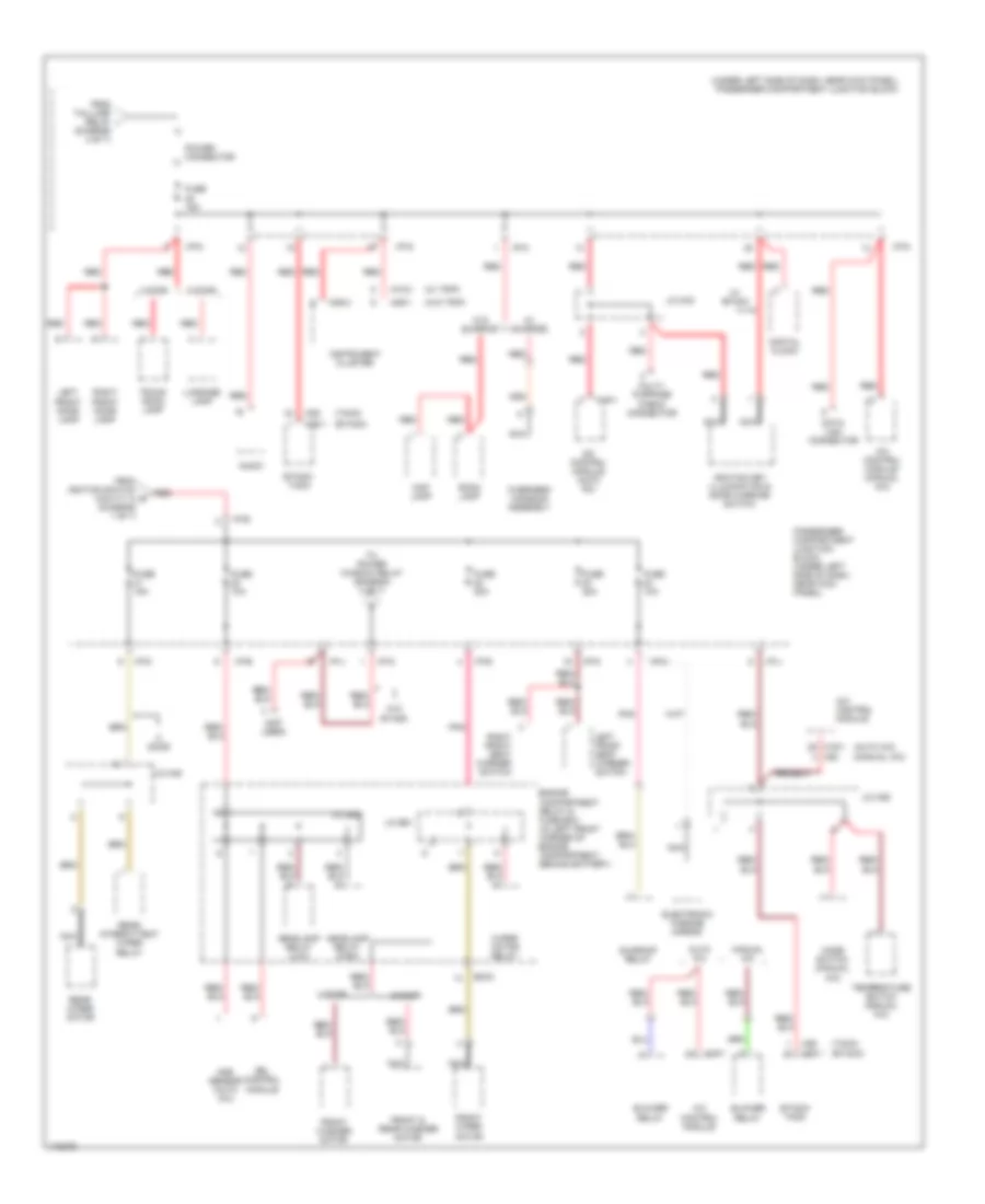 Power Distribution Wiring Diagram (6 of 7) for Hyundai Elantra GLS 2003