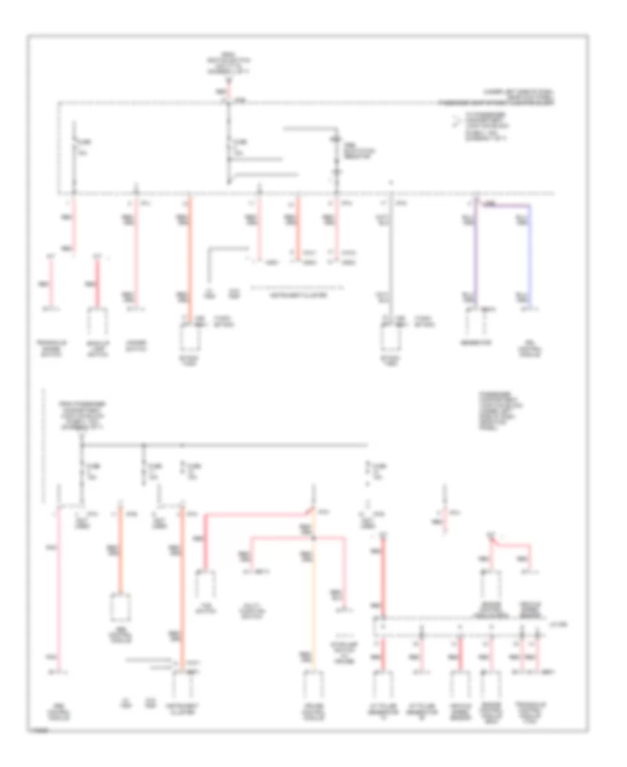 Power Distribution Wiring Diagram 7 of 7 for Hyundai Elantra GLS 2003