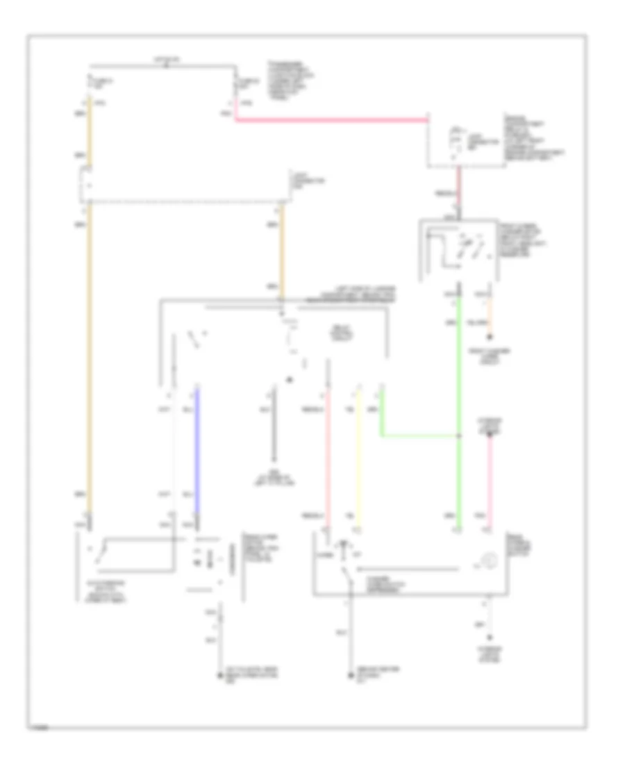 Задняя Схема Шайбы/Дворника, 5 Дверей для Hyundai Elantra GLS 2003