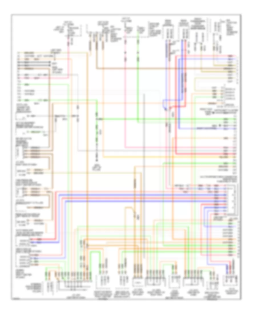 Computer Data Lines Wiring Diagram 1 of 2 for Hyundai Equus Ultimate 2013