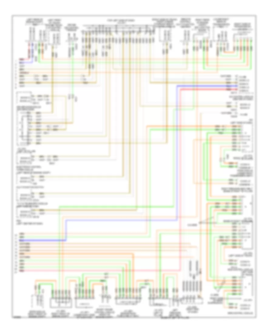 Computer Data Lines Wiring Diagram 2 of 2 for Hyundai Equus Ultimate 2013