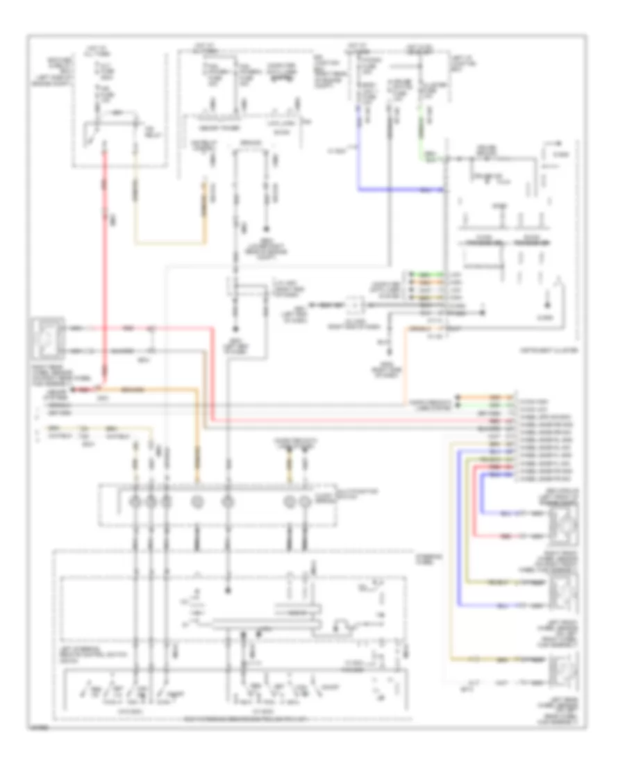Cruise Control Wiring Diagram 2 of 2 for Hyundai Equus Ultimate 2013