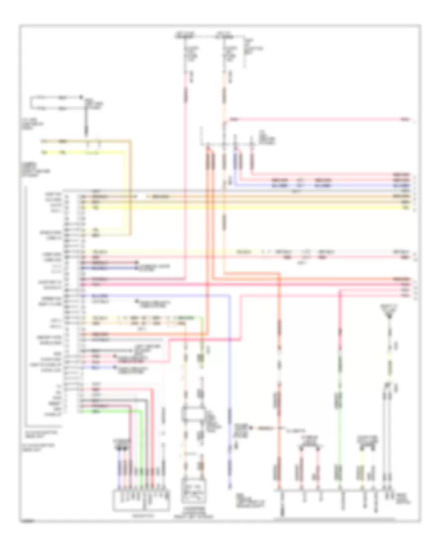 Navigation Wiring Diagram 1 of 4 for Hyundai Equus Ultimate 2013