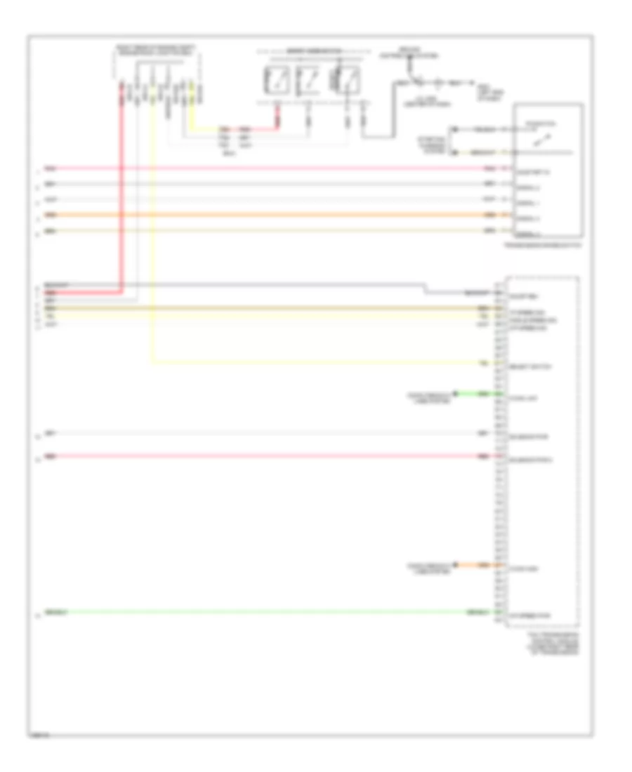 Transmission Wiring Diagram 2 of 2 for Hyundai Equus Ultimate 2013