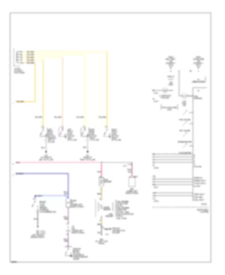 Instrument Cluster Wiring Diagram 2 of 2 for Hyundai Tucson GLS 2007