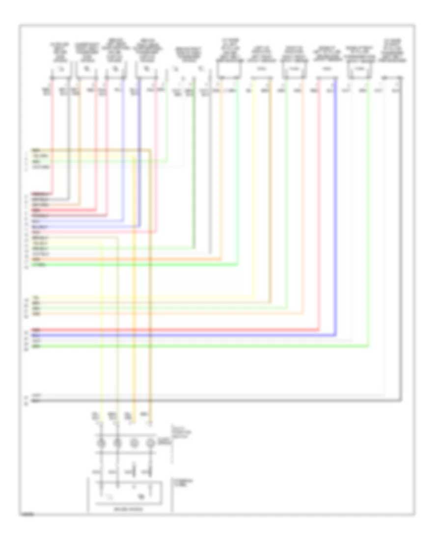 Supplemental Restraints Wiring Diagram (2 of 2) for Hyundai Tucson GLS 2007