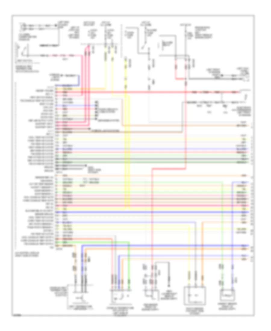 Automatic AC Wiring Diagram (1 of 3) for Hyundai Genesis 5.0 R-Spec 2013