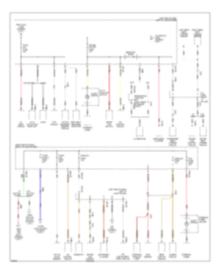 Power Distribution Wiring Diagram (5 of 7) for Hyundai Genesis 5.0 R-Spec 2013