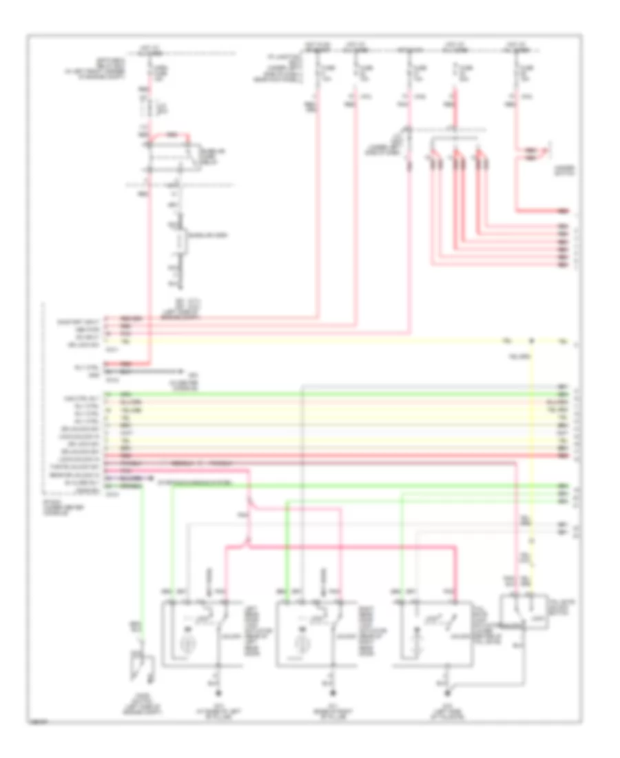 Forced Entry Wiring Diagram 1 of 2 for Hyundai Tucson Limited 2007