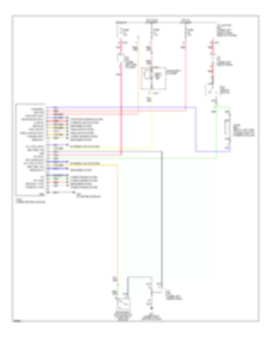 Body Control Modules Wiring Diagram without ETACM for Hyundai Tucson Limited 2007