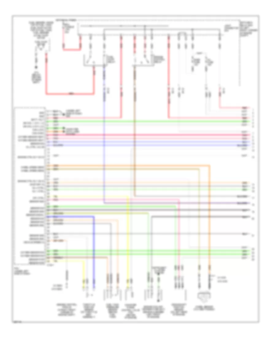2 0L Engine Performance Wiring Diagram 1 of 4 for Hyundai Tucson Limited 2007