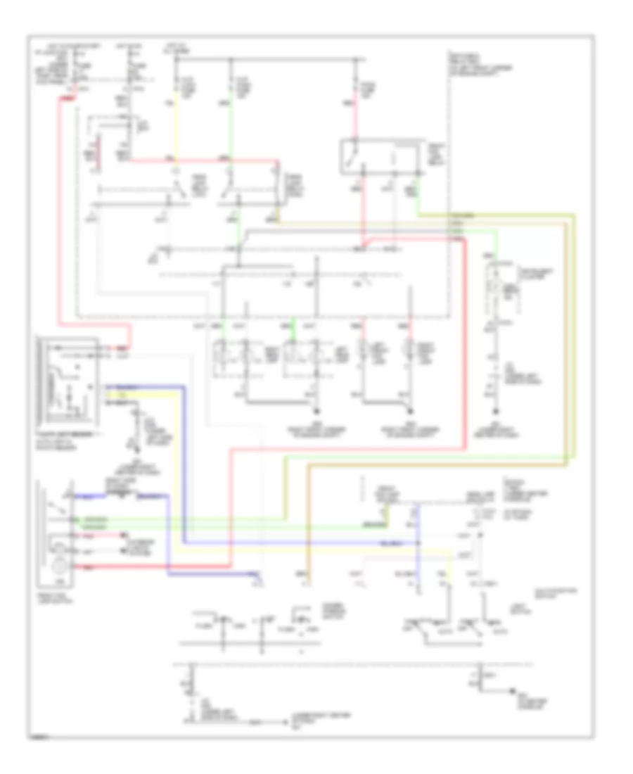 Headlights Wiring Diagram with Autolamps for Hyundai Tucson Limited 2007