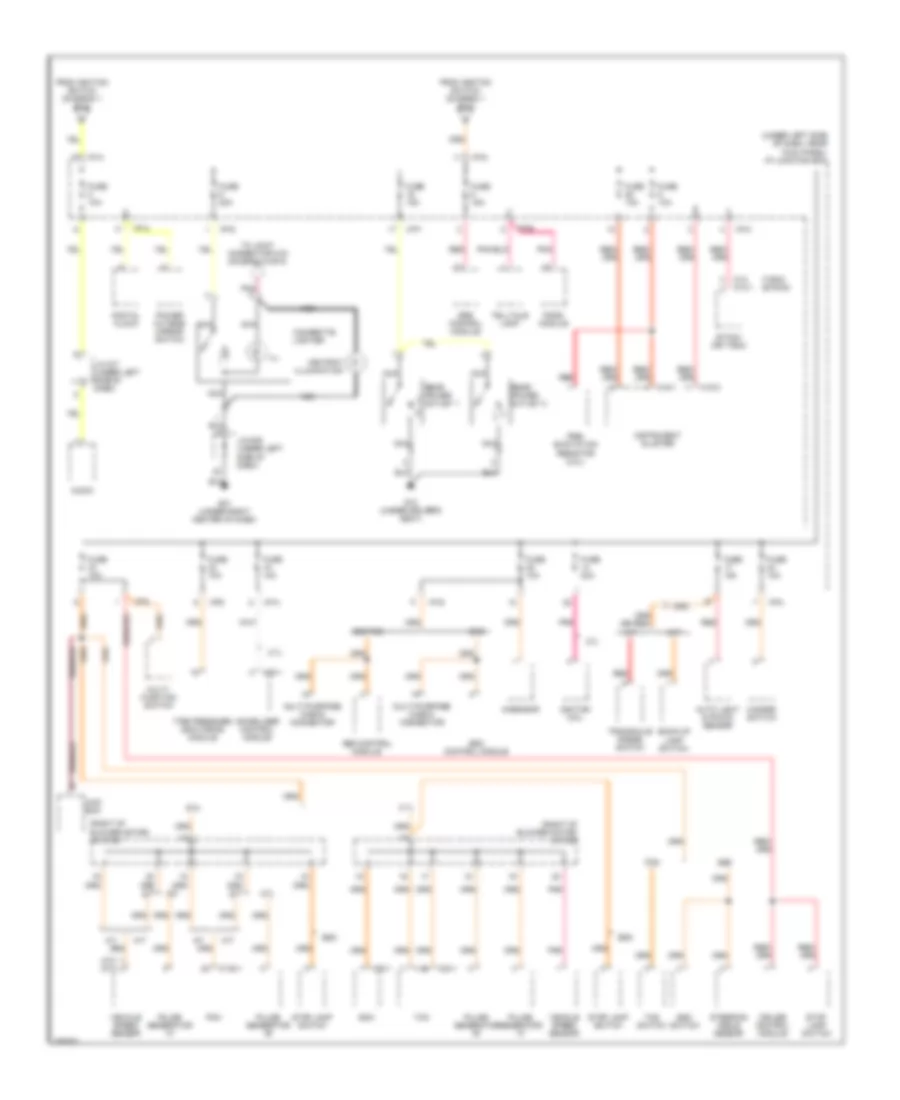 Power Distribution Wiring Diagram (2 of 6) for Hyundai Tucson Limited 2007