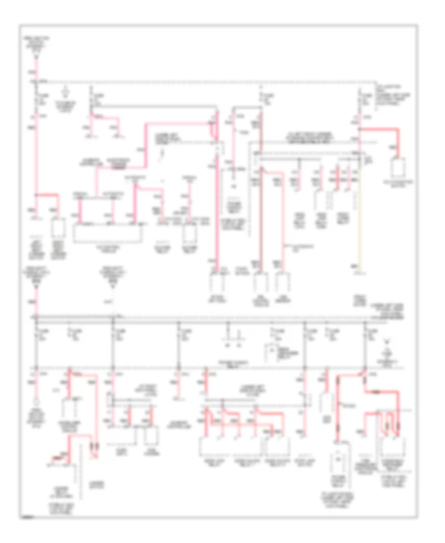 Power Distribution Wiring Diagram (3 of 6) for Hyundai Tucson Limited 2007