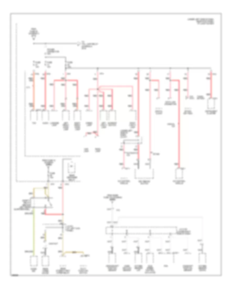 Power Distribution Wiring Diagram 4 of 6 for Hyundai Tucson Limited 2007