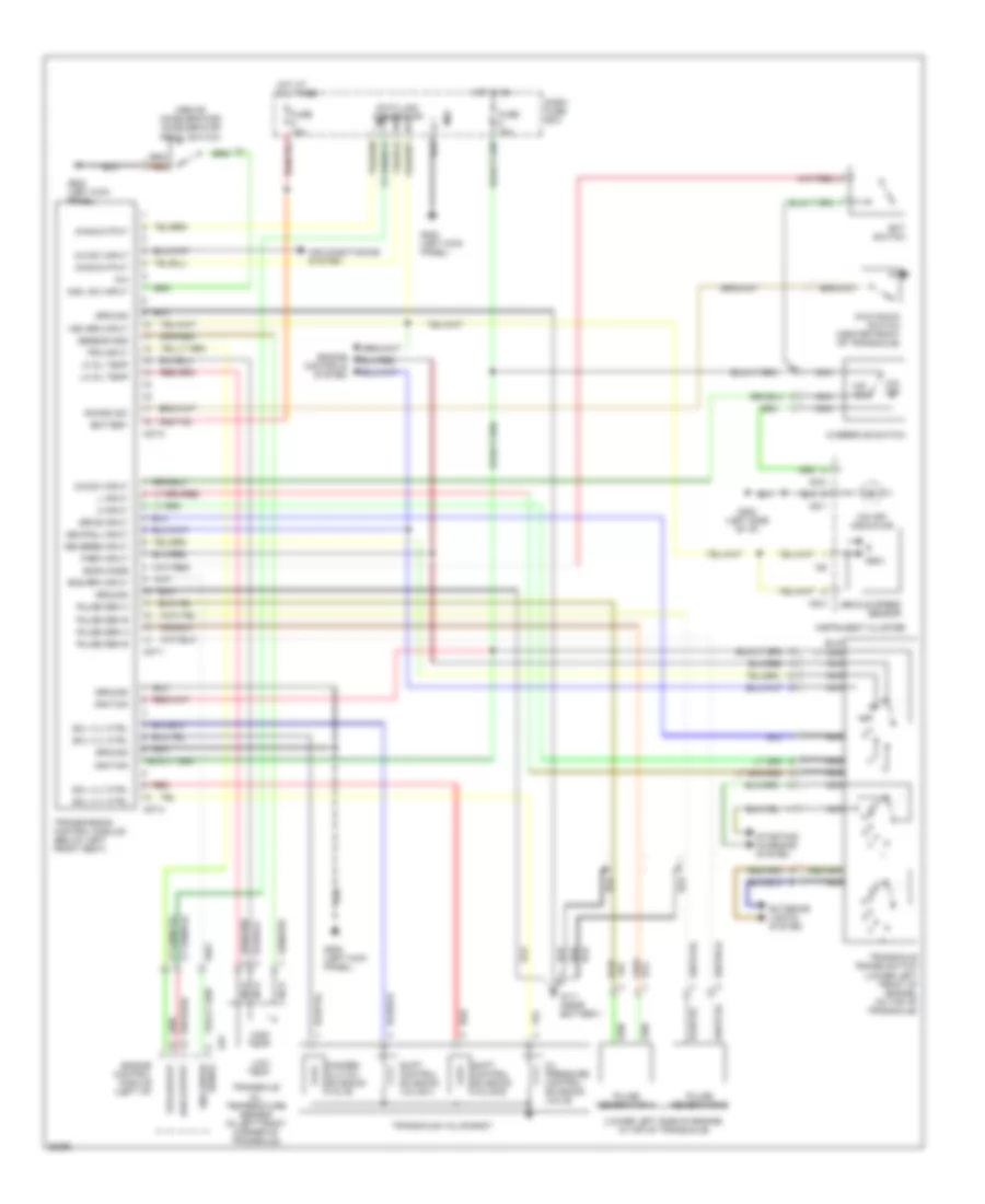 Transmission Wiring Diagram for Hyundai Scoupe 1995