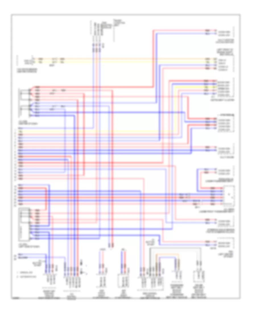 2.0L, Computer Data Lines Wiring Diagram (2 of 2) for Hyundai Genesis Coupe 2.0T Premium 2013