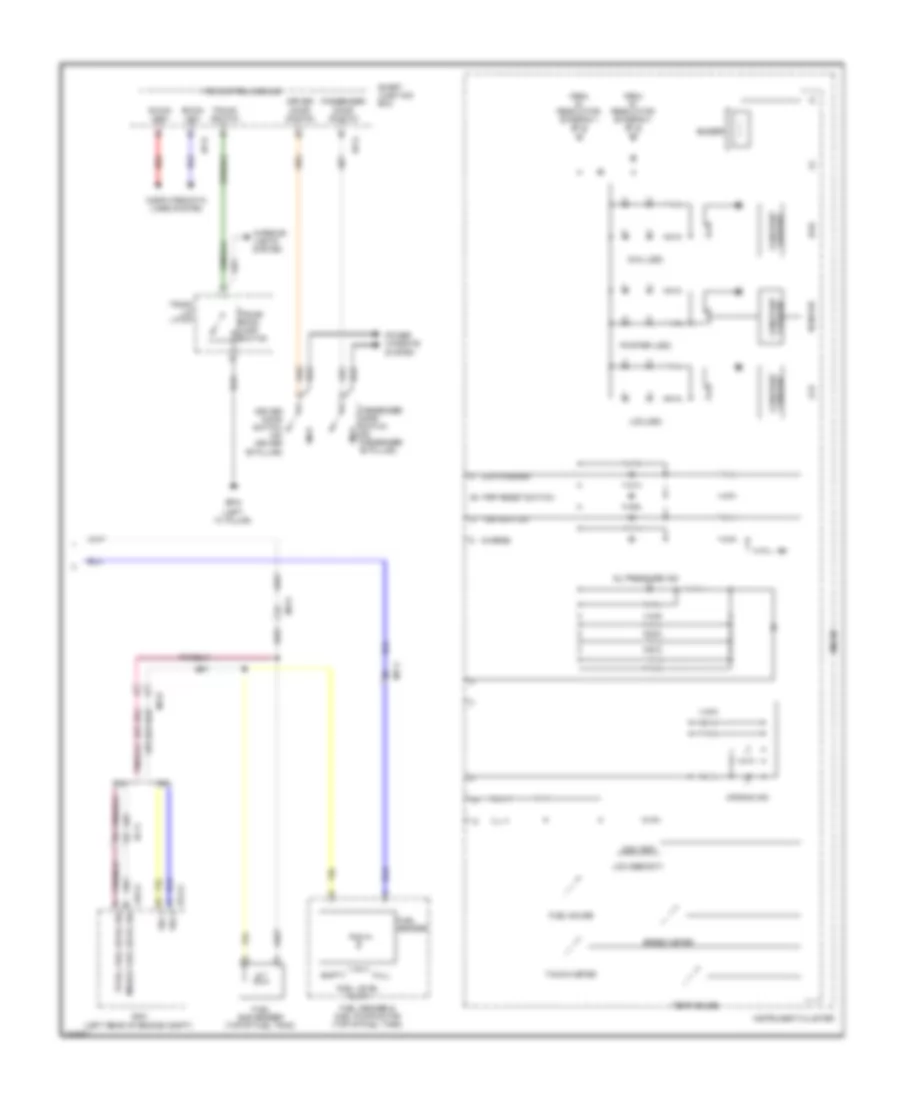 Instrument Cluster Wiring Diagram 2 of 2 for Hyundai Genesis Coupe 2 0T Premium 2013