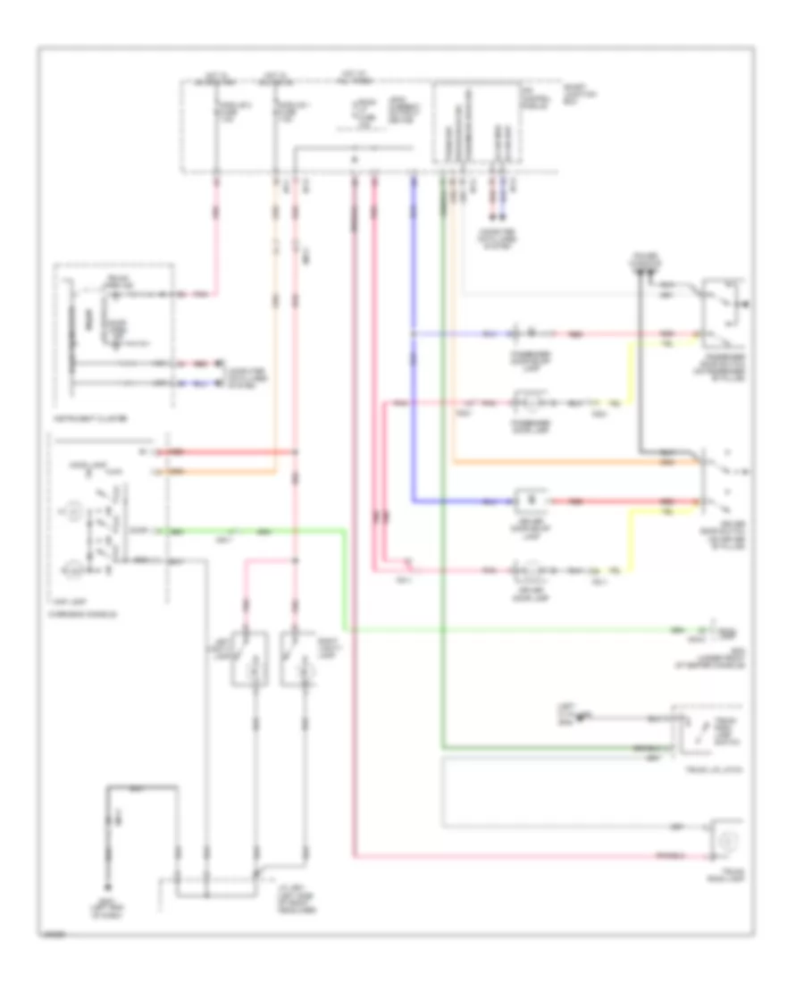 Courtesy Lamps Wiring Diagram for Hyundai Genesis Coupe 2 0T Premium 2013