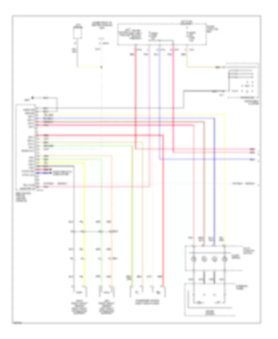 Supplemental Restraints Wiring Diagram 1 of 2 for Hyundai Genesis Coupe 2 0T Premium 2013