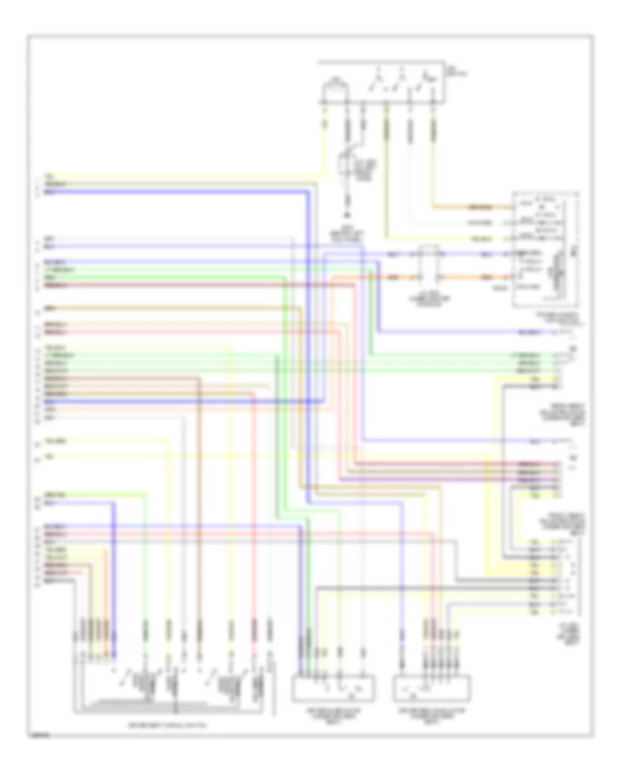 Memory Systems Wiring Diagram (2 of 2) for Hyundai Veracruz GLS 2007