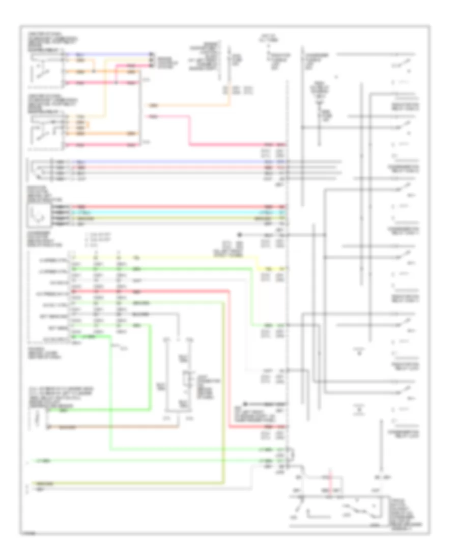 Manual AC Wiring Diagram (2 of 2) for Hyundai Sonata 2003
