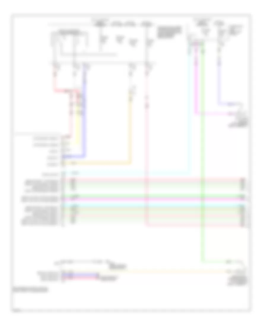 Электросхема системы круизконтроля, гибрид (1 из 2) для Infiniti Q50 Hybrid Premium 2014
