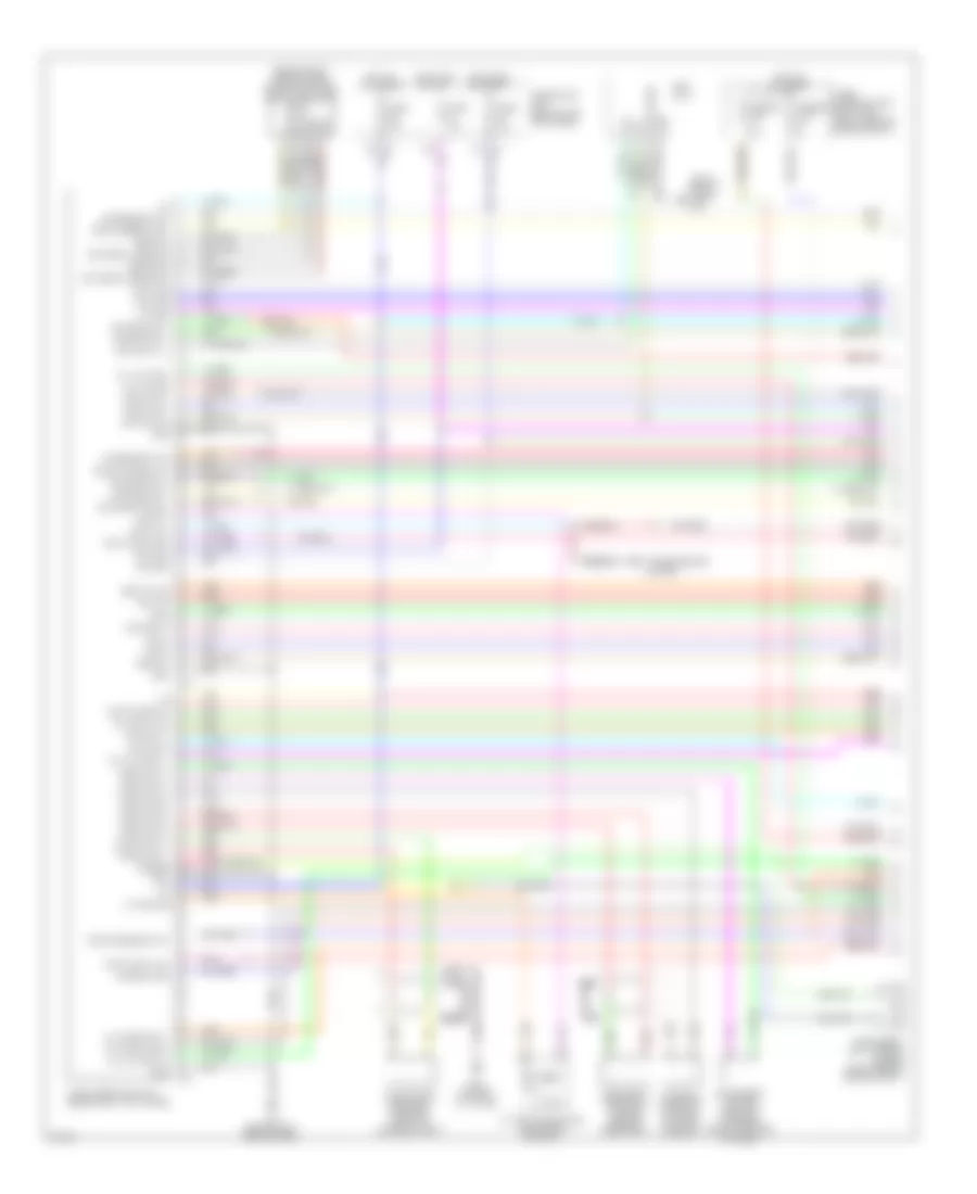 Электросхема противоугонной сигнализации (1 из 4) для Infiniti M35 2009