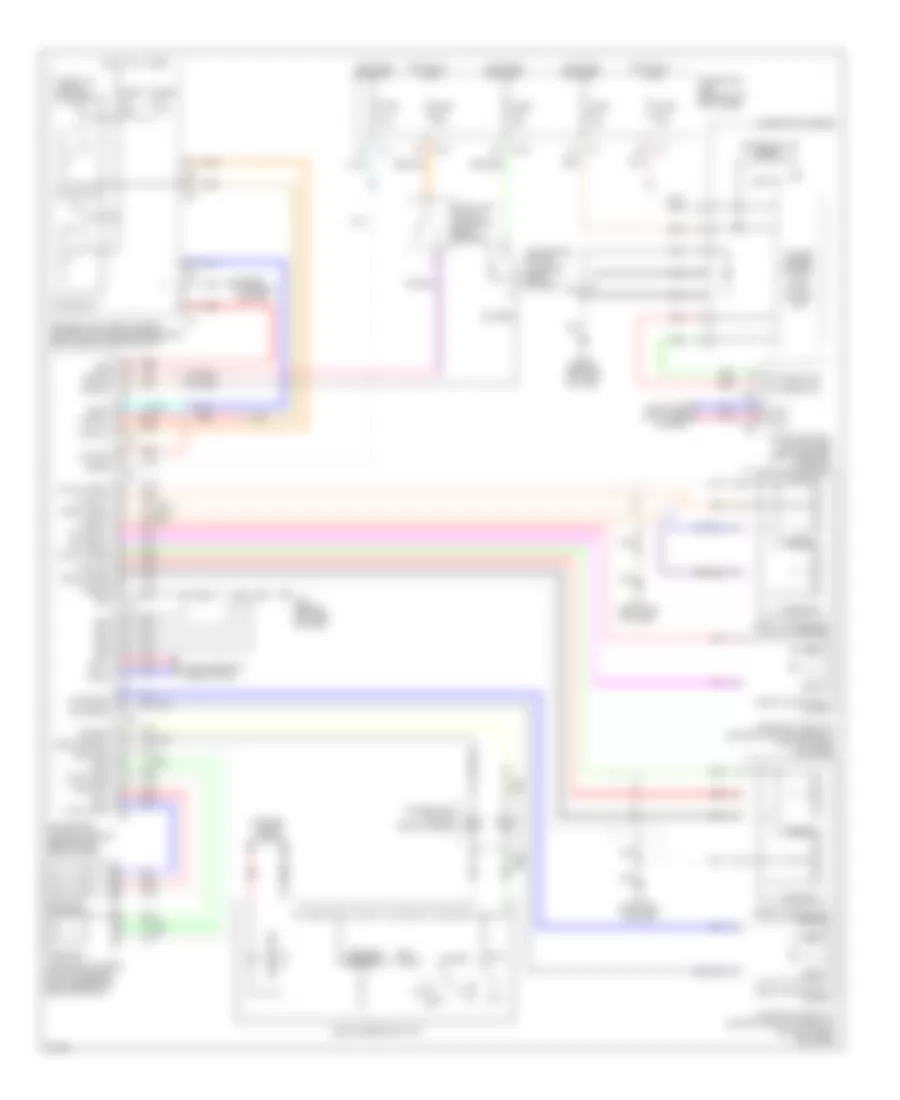 Электросхема системы круизконтроля для Infiniti M35 2009