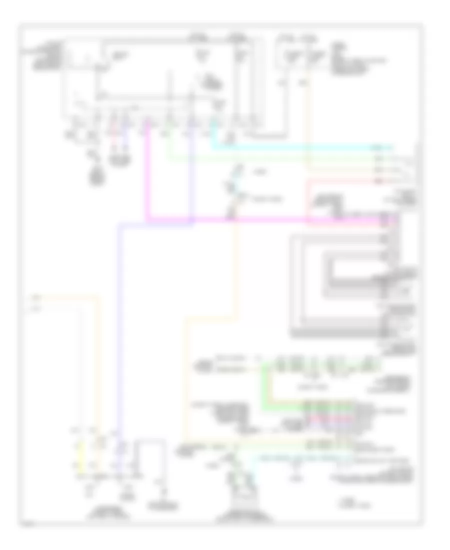 Электросхема кондиционера (3 из 3) для Infiniti Q50 Premium 2014