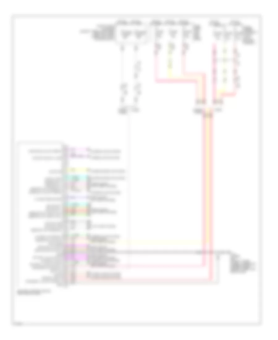 Электросхема блоков управления кузовом (2 из 2) для Infiniti Q50 Premium 2014
